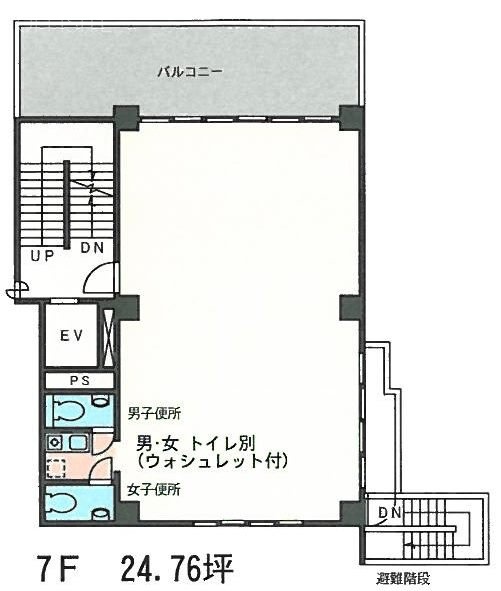 新一ビル7F 間取り図