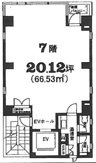 第2平森ビル7F 間取り図