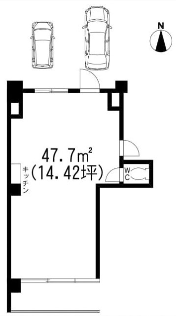 和田ビル1F 間取り図