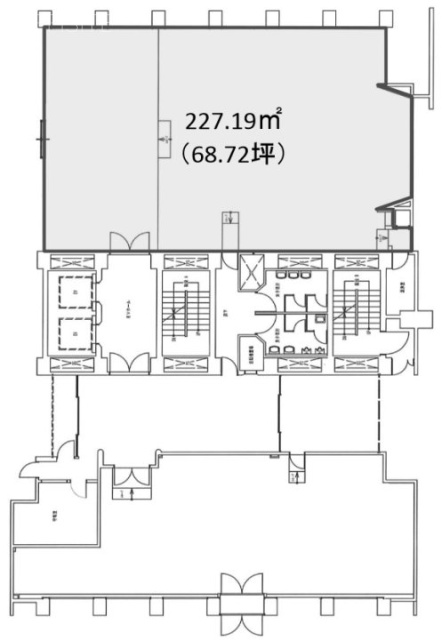 茅場町1丁目平和ビル1F 間取り図