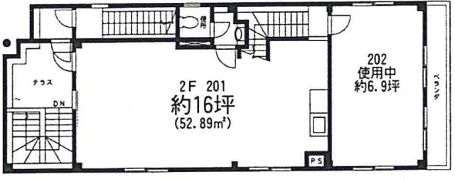 MYビル201 間取り図