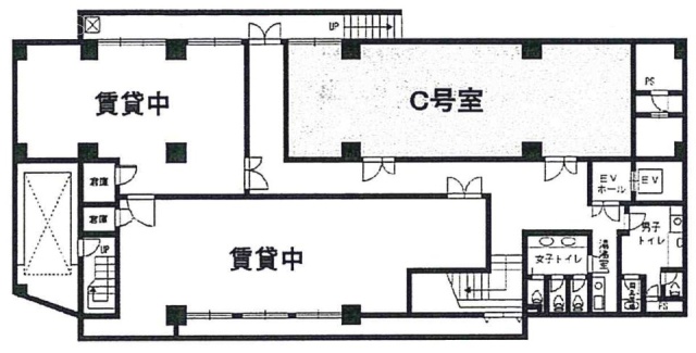 フジ88ビルB1F 間取り図