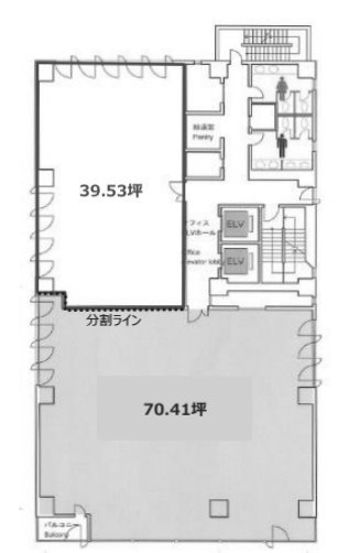 ルーシッドスクエア新横浜8F 間取り図