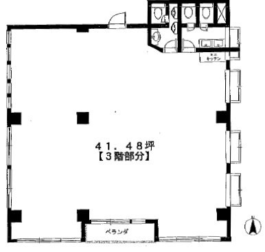 プラザ芝ビル301 間取り図