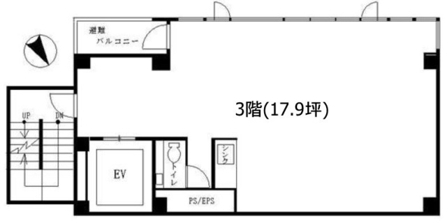 渋谷MJⅡビル3F 間取り図