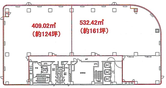 八王子ONビル9F 間取り図