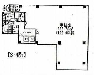ザ・パークレックス新富町4F 間取り図