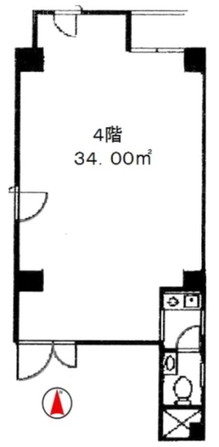 J’sビル401 間取り図