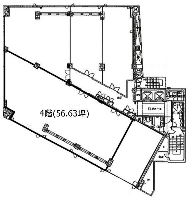 藤久ビル西1号館4F 間取り図