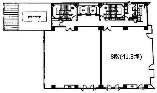 飯野ビル8F 間取り図