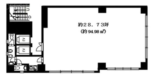 サンパーク恵比寿301 間取り図