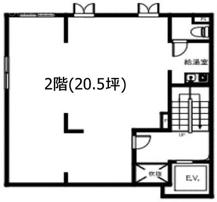 神宮前二丁目ビル2F 間取り図