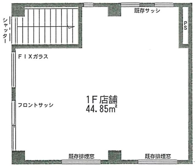 オリエンタルアパートメントビル1F 間取り図