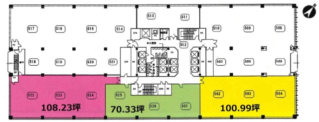 青山ビル5F 間取り図