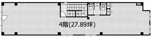 Progress王子駅前ビル4F 間取り図