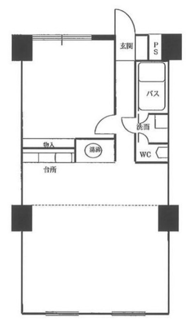 西山興業赤坂ビル704 間取り図