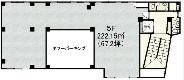 新大宗道玄坂上ビル5F 間取り図