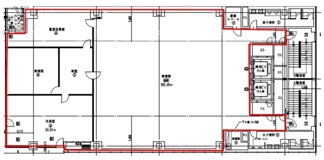 新横浜SHビル8F 間取り図