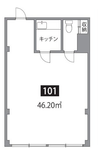 コーポシオ101 間取り図