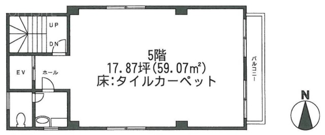 大高ビル5F 間取り図