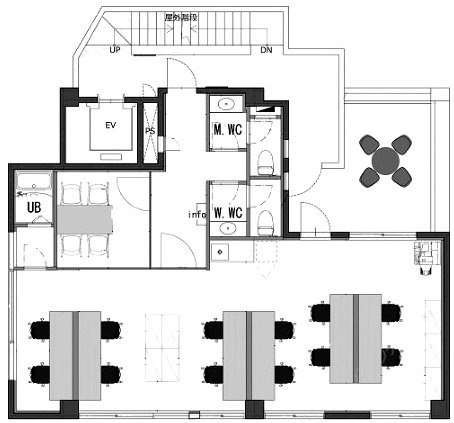 TERRACE SITE 四谷4F 間取り図