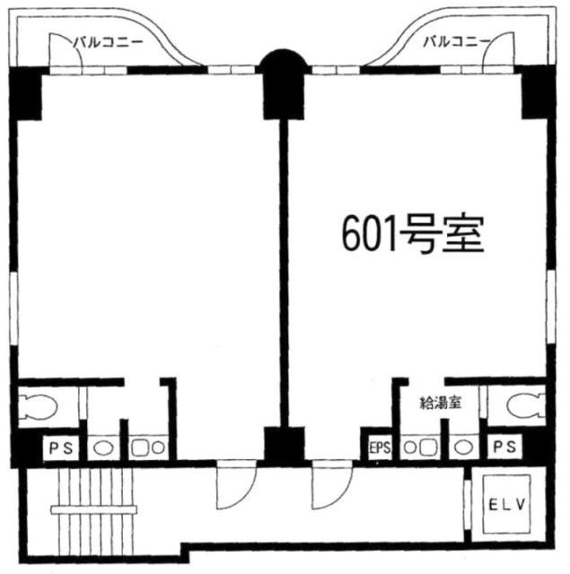 志美津ビル601 間取り図