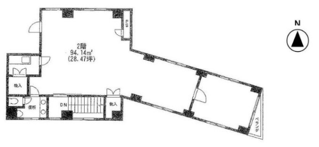 アパルトヌッフ目黒201 間取り図