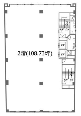 八重洲市谷ビル2F 間取り図