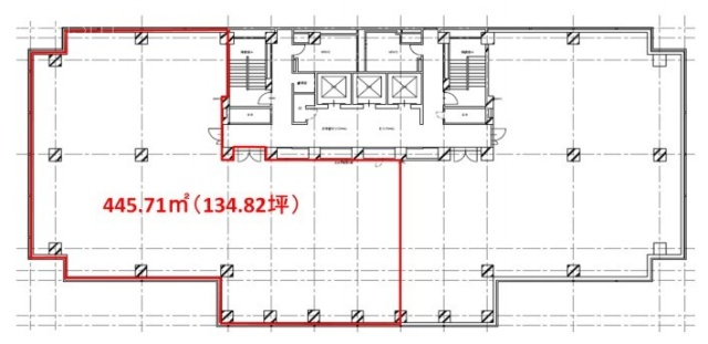 NMF青山一丁目ビル6F 間取り図