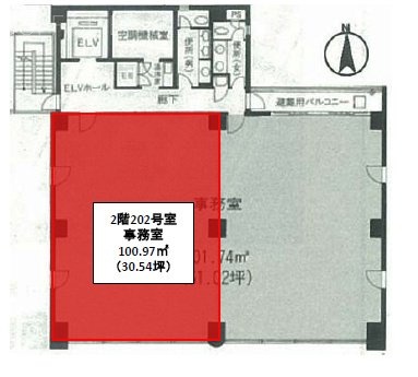 三田ネクサスビル202 間取り図