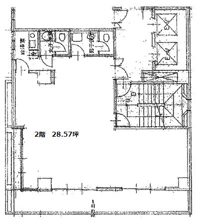 白宝ビル201 間取り図