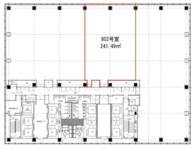 秋葉原ダイビル802 間取り図