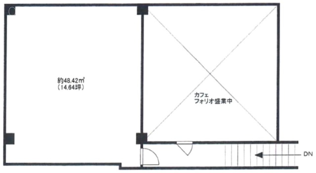 鳥居ビルB1F 間取り図