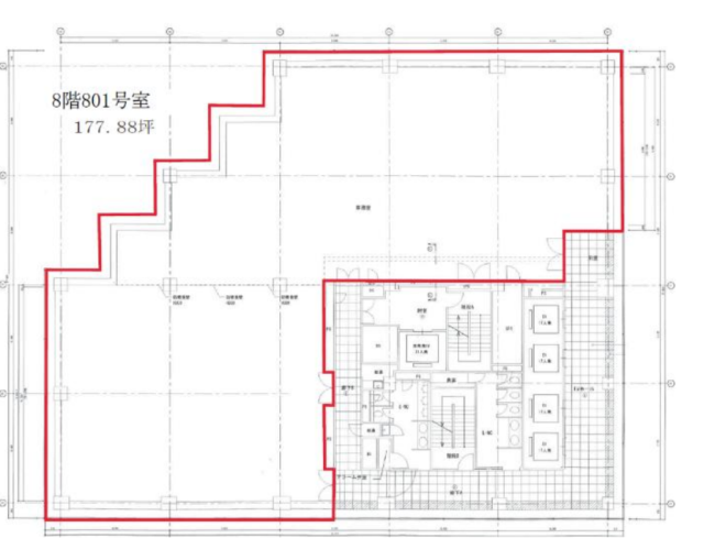 MFPR渋谷ビル8F 間取り図