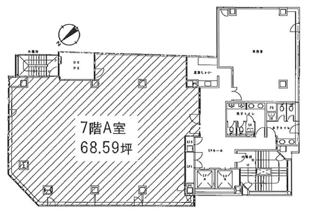 新橋マリンビルA 間取り図