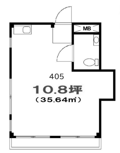 尚豊ビル405 間取り図