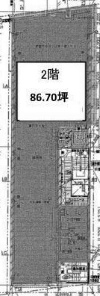 パークウェースクエア‘1ビル2F 間取り図