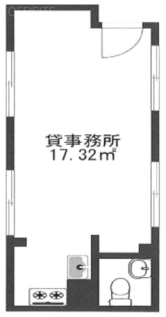 CS浅草ビル2F 間取り図