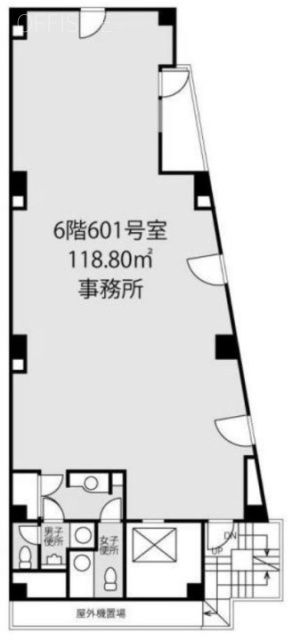 第2前田ビル6F 間取り図