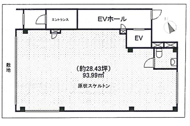 勇和ビル1F 間取り図