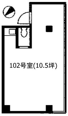 AKASAKA8ビル102 間取り図