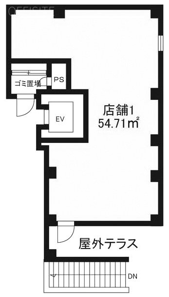 VORT麻布十番Ⅱ1F 間取り図