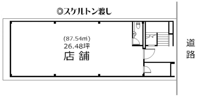 三信錦糸町ビル1F 間取り図