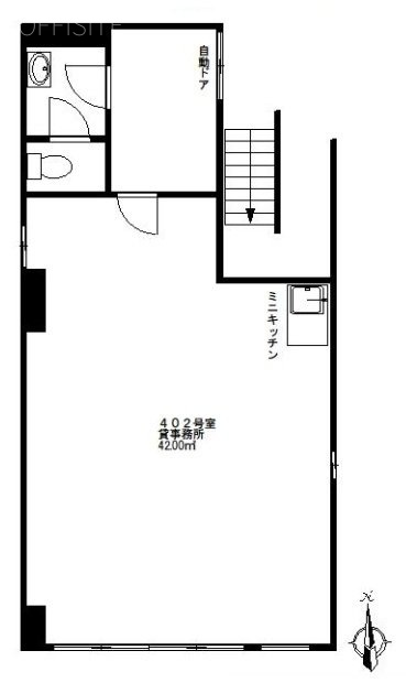 前川ビル402 間取り図