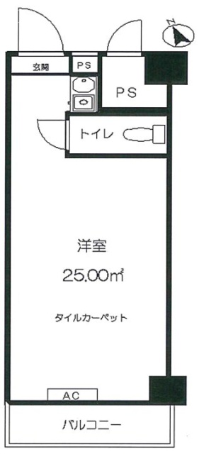 エムエフ青山ビル603 間取り図