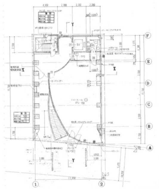 福田ビルウエスト1F 間取り図