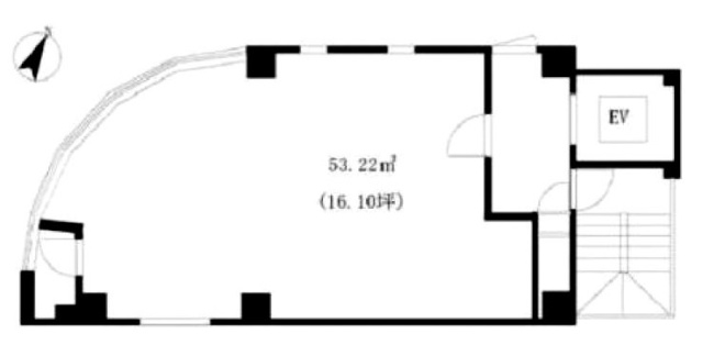 玉英堂ビル9F 間取り図