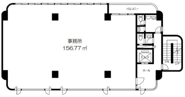 鈴ビル4F 間取り図