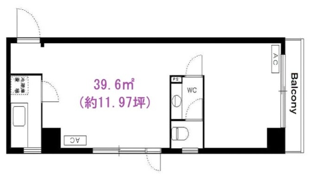 番町ロイヤルコート401 間取り図