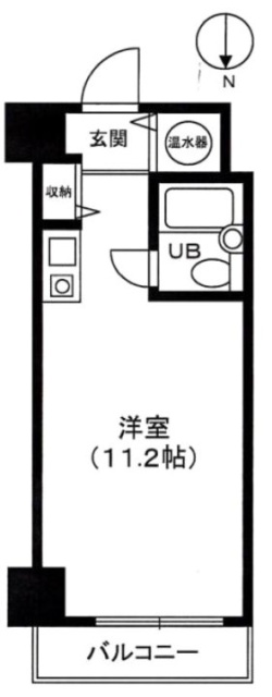 ウイン四谷ビル412 間取り図